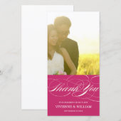 BEDANKT SCRIPT | BEDANKT DOOR JE FOTOKAART (Voorkant / Achterkant)