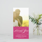 BEDANKT SCRIPT | BEDANKT DOOR JE FOTOKAART (Staand voorkant)