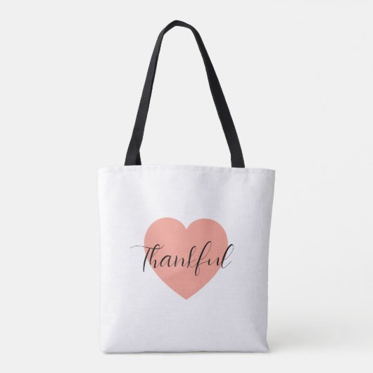 Bedankt Script Canvas Tas (Achterkant)