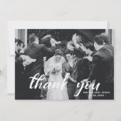 Bedankt Script Foto-overlay Aangepaste Bericht (Voorkant)