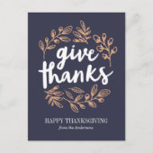 Bedankt script geven briefkaart (Voorkant)