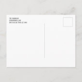 Bedankt Script Roze Blauwe Confetti Baby Shower Briefkaart (Achterkant)