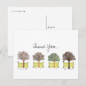 Bedankt, Seasons Briefkaart (Voorkant / Achterkant)