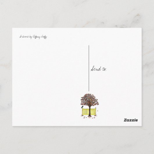 Bedankt, Seasons Briefkaart (Achterkant)