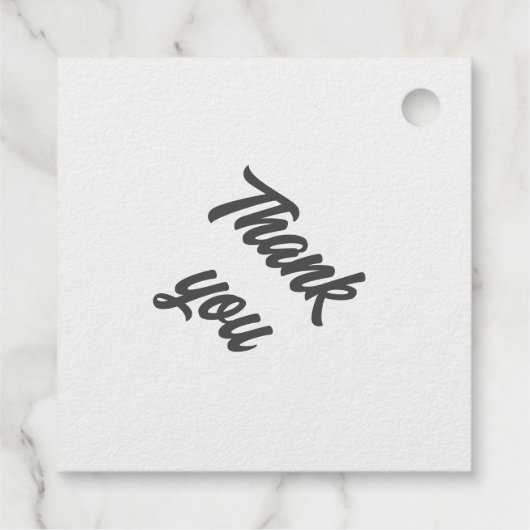 Bedankt Shiny Snowflake Bedankjes Labels (Achterkant)