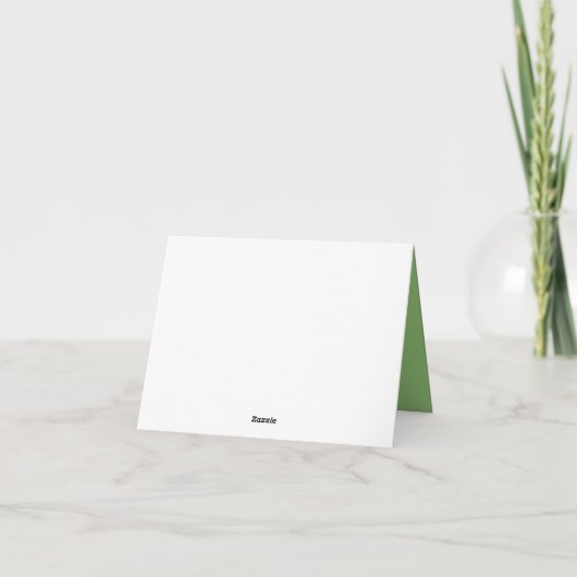 Bedankt Silhouette Bride (Achterkant)