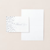 Bedankt Silver Foil Stippen Folie Kaarten (Display)