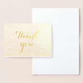 Bedankt Simple Blank Elegant White Folie Kaarten (Display)