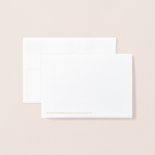 Bedankt Simple Blank Sprinkles 2020 Cool Folie Kaarten (Met envelop)