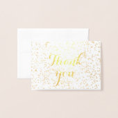 Bedankt Simple Blank Sprinkles 2020 Cool Folie Kaarten (Voorkant met envelop)