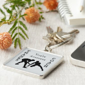 Bedankt Sleutelhangers met slijpsel (Zijkant)