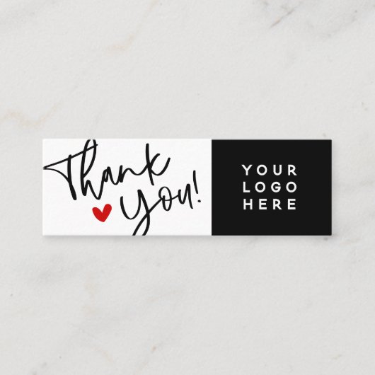 Bedankt Small Business Artisan Product Hang Labels (Voorkant)