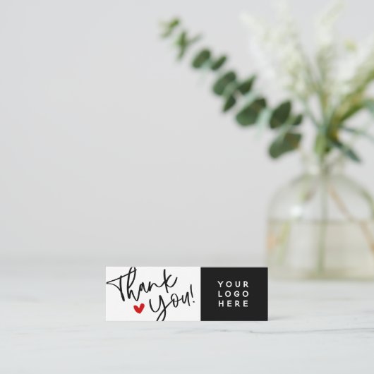 Bedankt Small Business Artisan Product Hang Labels (Staand voorkant)