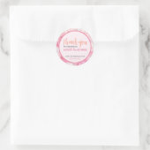 Bedankt Small Business Gepersonaliseerd Sticker (Tas)