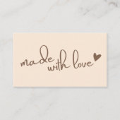 Bedankt Small Business Note Visitekaartje (Voorkant)