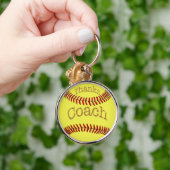Bedankt Softbal Coach Gift Ideeën Softbal Sleutelh Sleutelhanger (Hand)