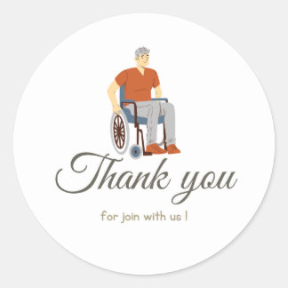 BEDANKT SPEELGOED "DOE MET ONS MEE" GEHANDICAPT ME RONDE STICKER