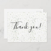 Bedankt Sprinkles Briefkaart (Voorkant / Achterkant)