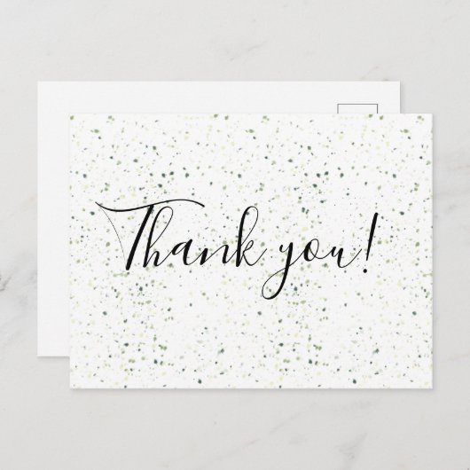 Bedankt Sprinkles Briefkaart (Voorkant / Achterkant)