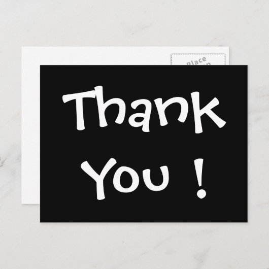 Bedankt ! SRF Briefkaart (Voorkant / Achterkant)