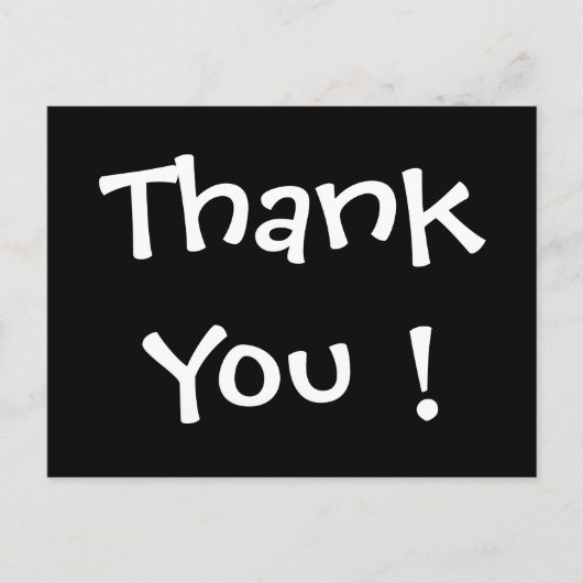 Bedankt ! SRF Briefkaart (Voorkant)