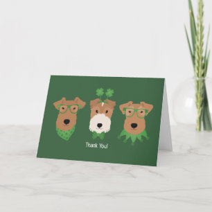 Bedankt St Patricks Day Welsh Terrier Honden