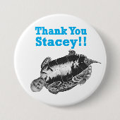 Bedankt Stacey Ronde Button 7,6 Cm (Voorkant)