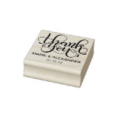 Bedankt stempel - Trouwen - Trouwfeest cadeautje (Stempel)