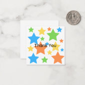Bedankt, ster notitiekaartje (Voorkant / Achterkant in situ)