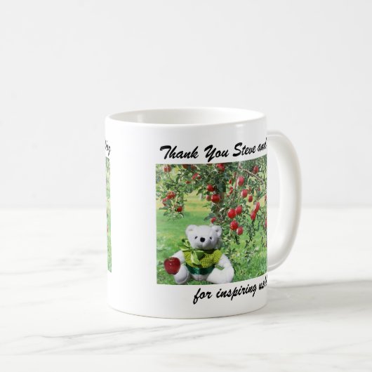 Bedankt Steve Apple Mok (Voorkant rechts)