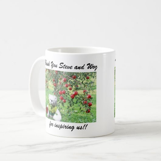 Bedankt Steve Apple Mok (Voorkant links)