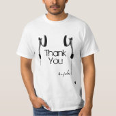 Bedankt Steve  T-shirt (Voorkant)