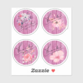 Bedankt Sticker (Vel)