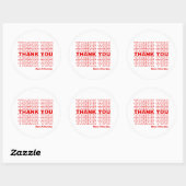 Bedankt Sticker (Vel)