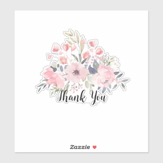 Bedankt Sticker (Vel)