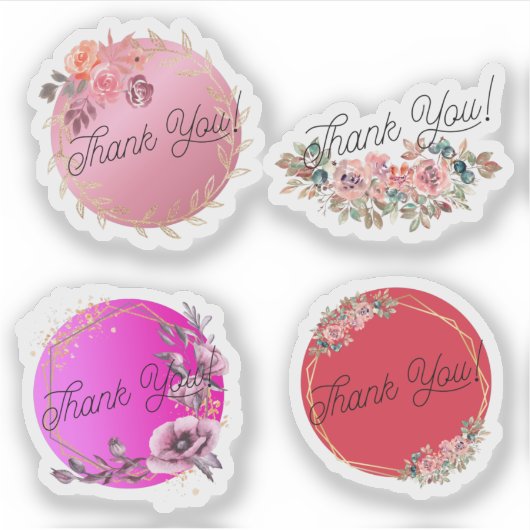 Bedankt Sticker (Voorkant)