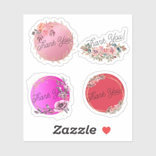 Bedankt Sticker (Vel)