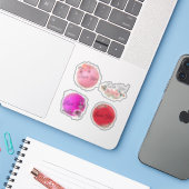 Bedankt Sticker (Laptop met iPhone)