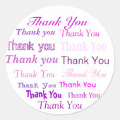 Bedankt Sticker (Voorkant)