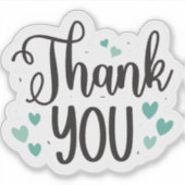 Bedankt Sticker (Voorkant)
