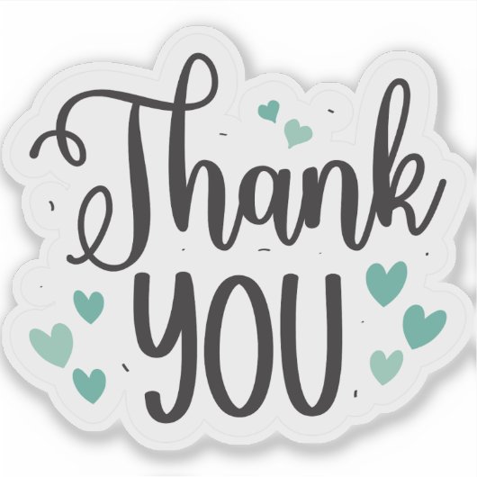 Bedankt Sticker (Voorkant)