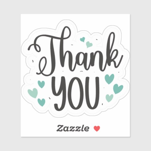 Bedankt Sticker (Vel)