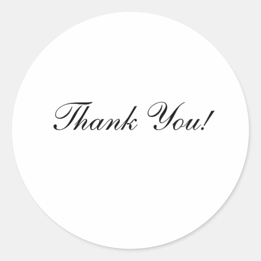 Bedankt Sticker (Voorkant)