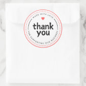 Bedankt Sticker (Tas)