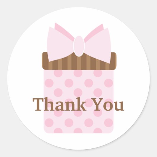 Bedankt Sticker (Voorkant)