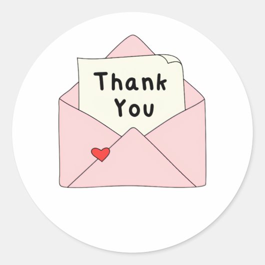Bedankt sticker (Voorkant)