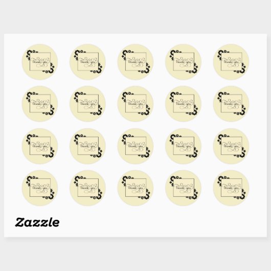 Bedankt sticker (Vel)