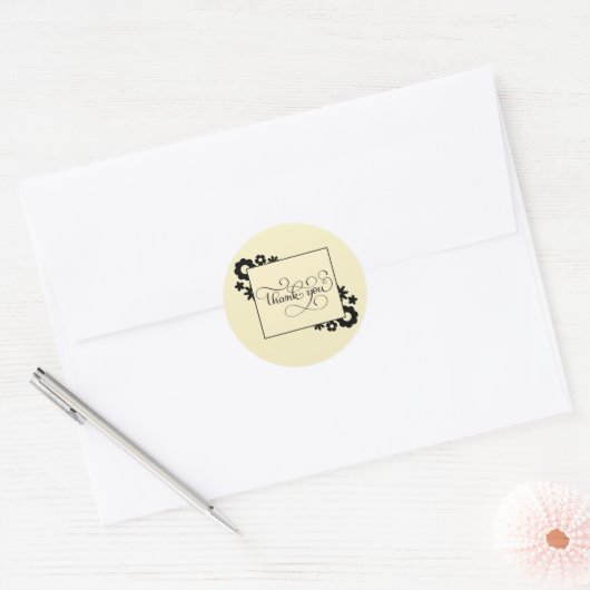 Bedankt sticker  (Envelop)