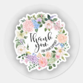 Bedankt Sticker (Voorkant)