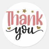 Bedankt Sticker (Voorkant)